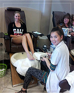 Pedicure Miss California